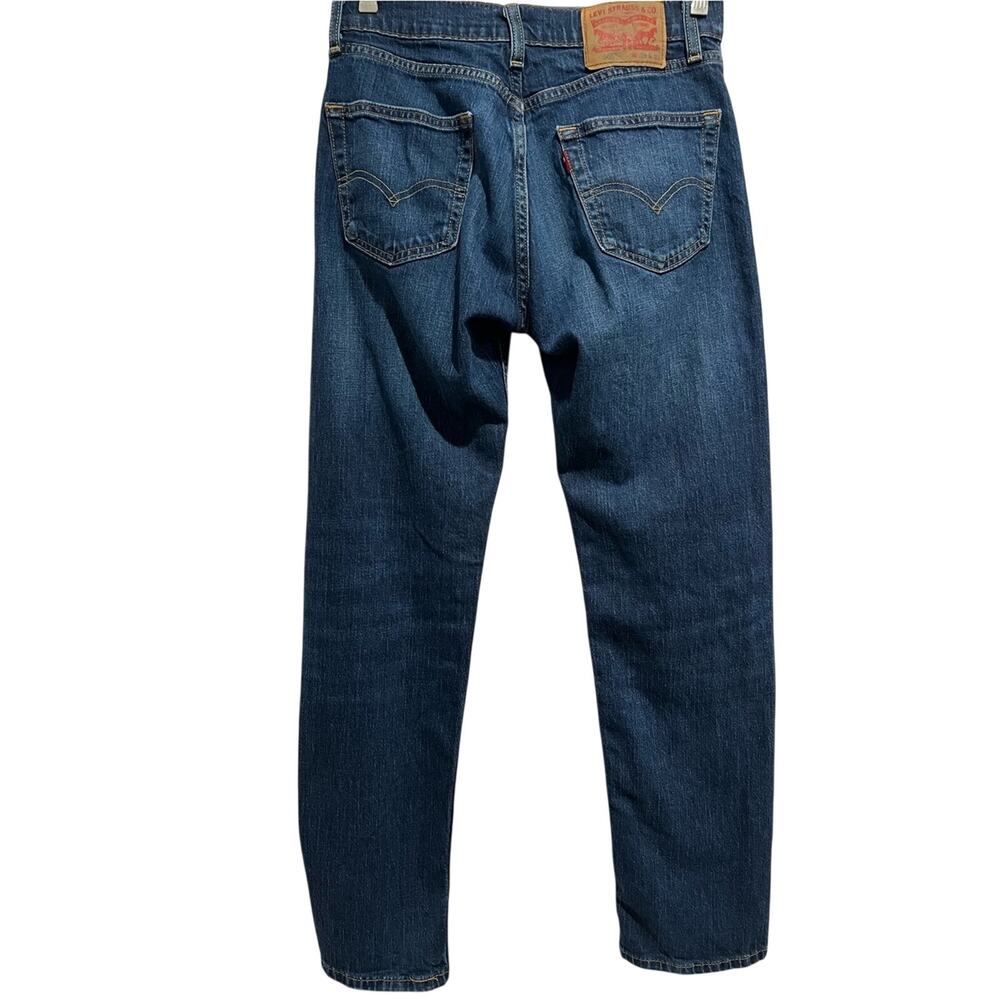Levi's 505 Straight Leg Jeans in Dark Blue Denim W29 L32 - Picture 8 of 8